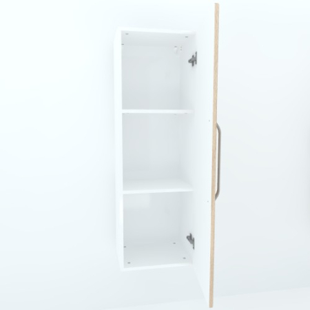 Armonia Suspendat vertical cu 1 usa cu maner front MDF Sonoma [2]