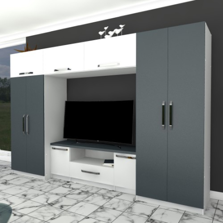 Biblioteca Estrella alba / gri [8]