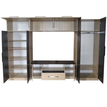 Biblioteca Estrella sonoma / stejar auriu [2]