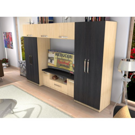 Biblioteca Estrella sonoma / stejar auriu [10]