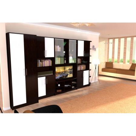 Biblioteca Iris Wenge/Vanilie varianta dreapta [5]