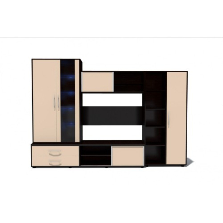 Biblioteca Suprema wenge cu cappuccino lucios [7]