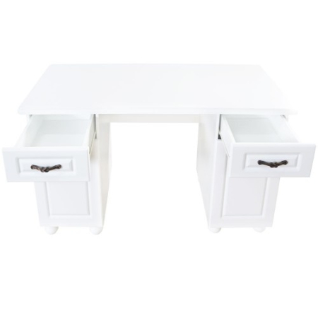 Birou Dynasty MDF Alb, 150 x 65 x 80 cm [3]