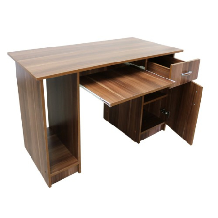 Birou Nero cu 1 usa si 1 sertar, Prun, 120 x 74 x 60 cm [4]