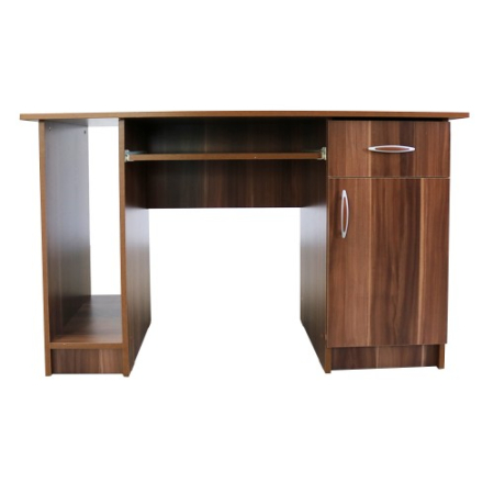 Birou Nero cu 1 usa si 1 sertar, Prun, 120 x 74 x 60 cm [3]