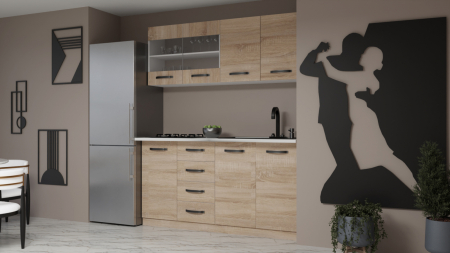 Mobilier Bucatarie - Bucatarie Carla 1.8m Sonoma