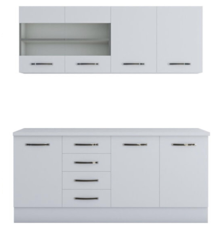 Bucatarii Set - Bucatarie Carla Alb 1.8m