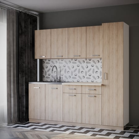 Mobilier Bucatarie - Bucatarie Elian 2m Sonoma&Alb