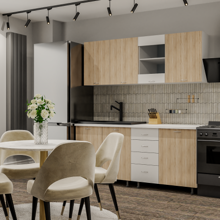 Bucatarii Set - Bucatarie Italia 1.8M Sonoma&Alb