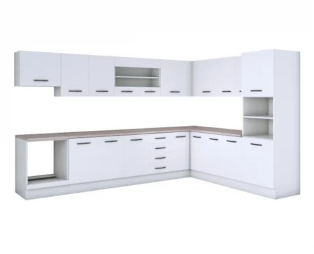 Mobilier Bucatarie - Bucatarie Kora Colt Alb