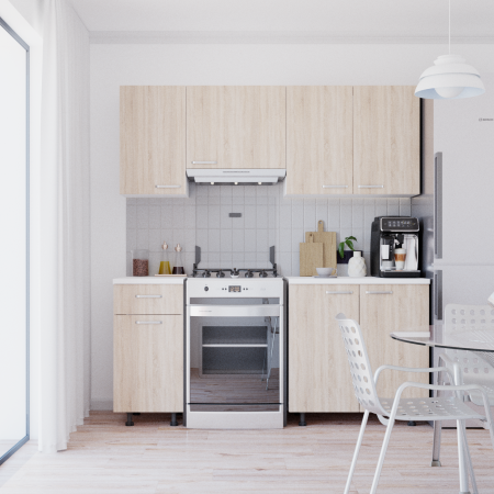 Mobilier Bucatarie - Bucatarie Oriana 1.8m Sonoma&Alb