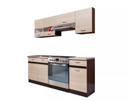 Bucatarii Set - Bucatarie Rotterdam 1.8m Sonoma&Wenge