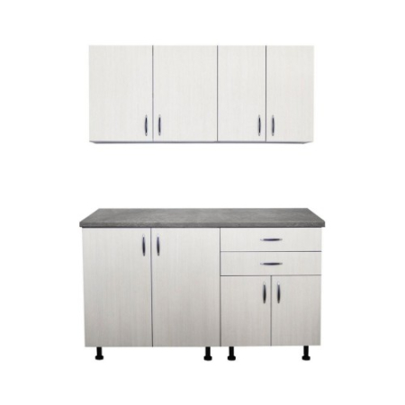 Bucatarie Sofia 1.4 metri cu blat imitatie beton [2]