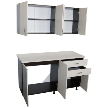 Bucatarie Sofia 1.4 metri cu blat travertin [3]