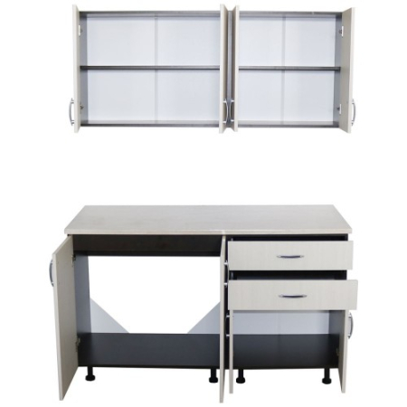 Bucatarie Sofia 1.4 metri cu blat travertin [2]