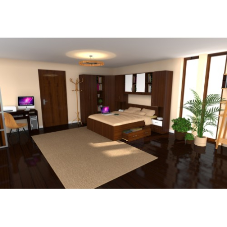 Camere Tineret Set - Camera tineret Nora cu pat 140x200 cm