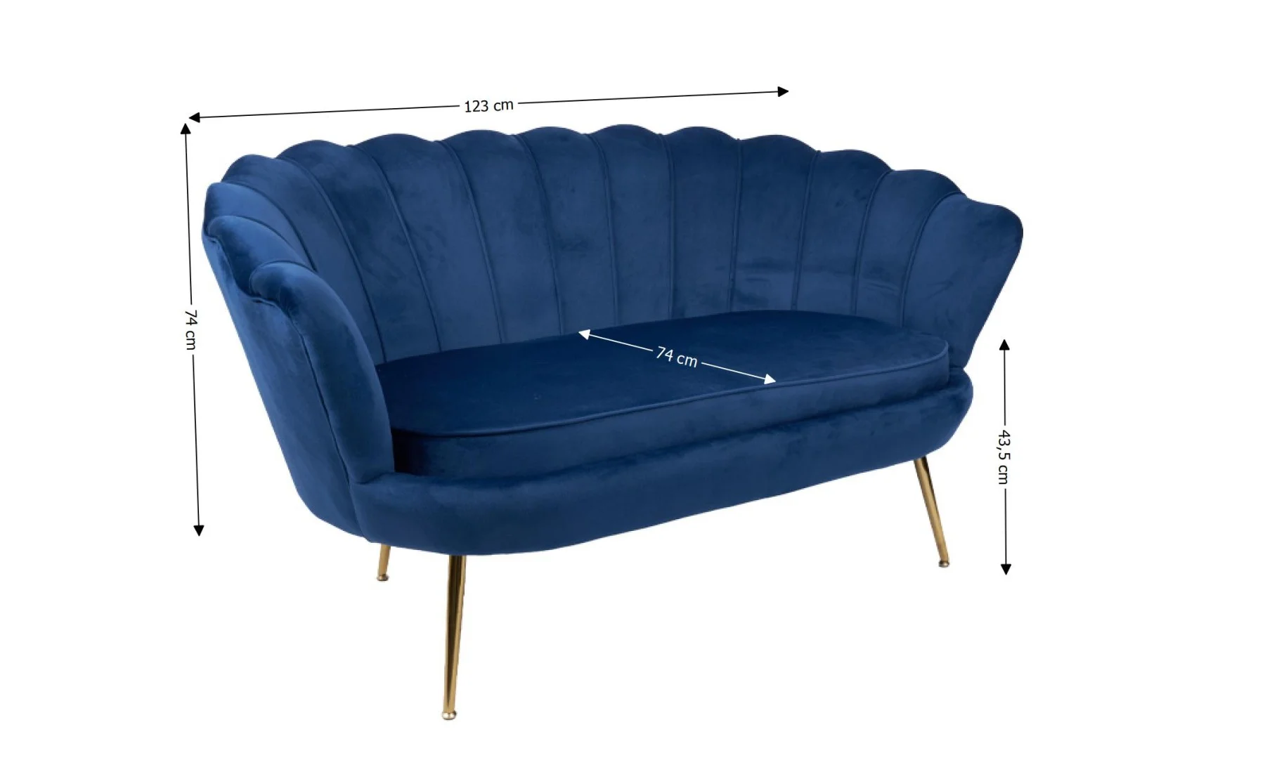 Canapea KJL Albastru [4]