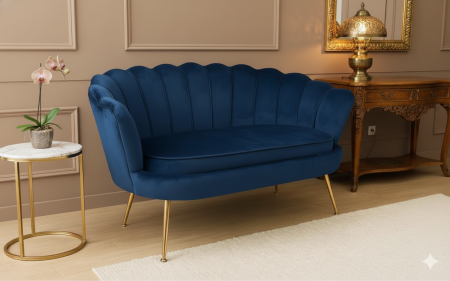 Canapele Fixe - Canapea KJL Albastru