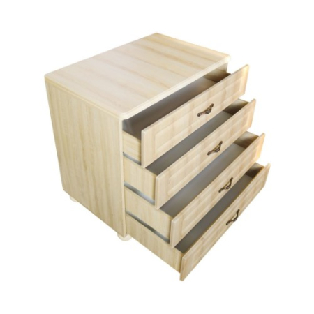 Comoda Dynasty Sonoma 4 sertare si blat MDF [2]