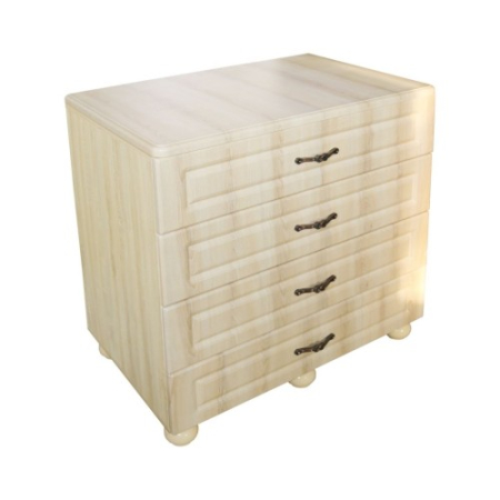 Comode - Comoda Dynasty Sonoma 4 sertare si blat MDF