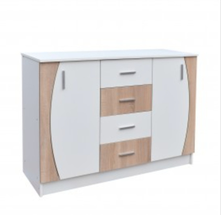 Mobilier Living - Comoda Hol seria 1 Sonoma&Alb