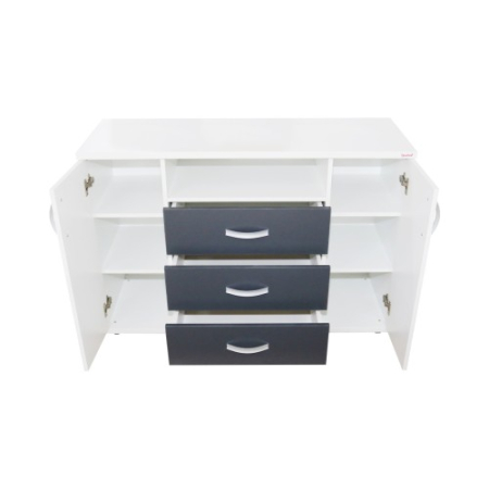 Comoda Laguna Alb/Gri [1]