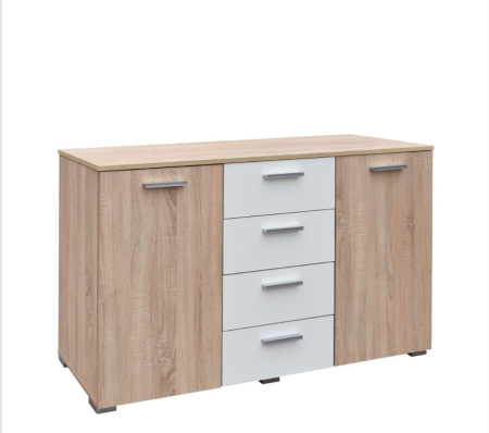 Mobilier Living - Comoda Locarno Sonoma&Alb