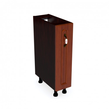 Mobilier Bucatarie - Corp inferior 20 cu 1 usa si cos Jolly Zebra MDF cedru mustata