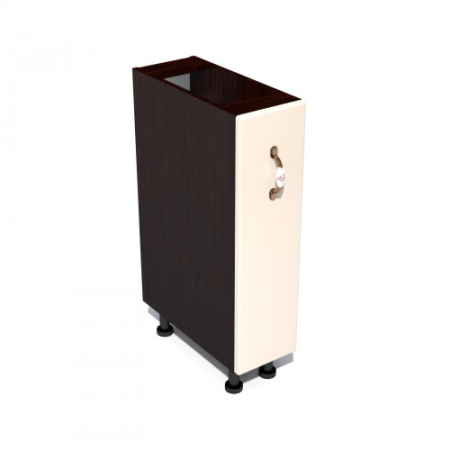 Mobilier Bucatarie - Corp inferior 20 cu 1 usa si cos Jolly Zebra MDF vanilie simplu