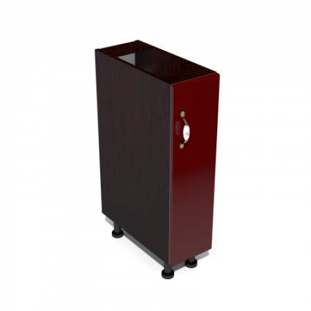 Mobilier Bucatarie - Corp inferior 20 cu 1 usa Zebra MDF rosu simplu