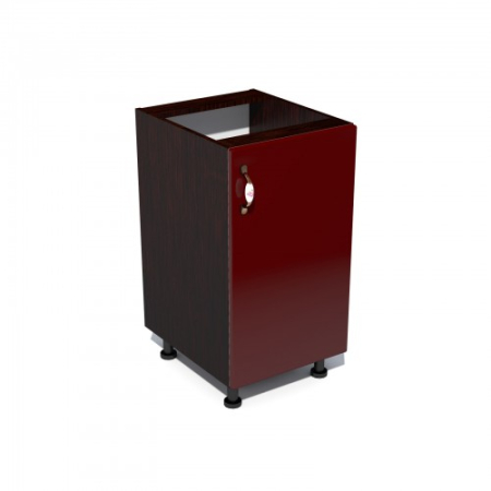 Corpuri Inferioare - Corp inferior 45 cu 1 usa Zebra MDF rosu simplu