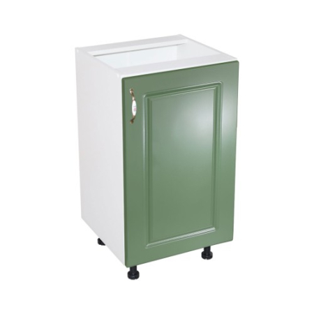 Mobilier Bucatarie - Corp inferior 45 cu 1 usa Zebra MDF Verde drept