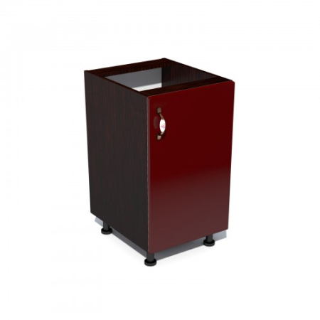 Mobilier Bucatarie - Corp inferior 50 cu 1 usa Zebra MDF rosu simplu