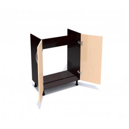 Corp inferior 60 cu 2 usi masca chiuveta Zebra cappuccino [1]