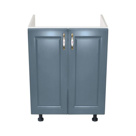 Corp inferior 60 cu 2 usi masca chiuveta Zebra MDF Albastru drept [1]