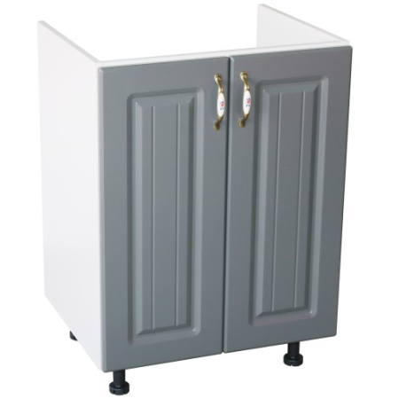 Corpuri Inferioare - Corp inferior 60 cu 2 usi masca chiuveta Zebra MDF gri dungi