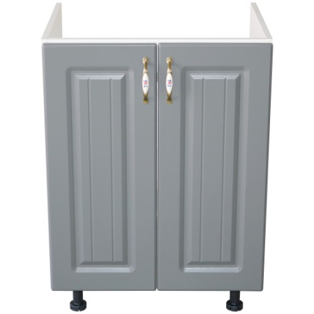 Corp inferior 60 cu 2 usi masca chiuveta Zebra MDF gri dungi [2]