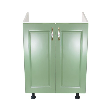 Corp inferior 60 cu 2 usi masca chiuveta Zebra MDF Verde drept [1]