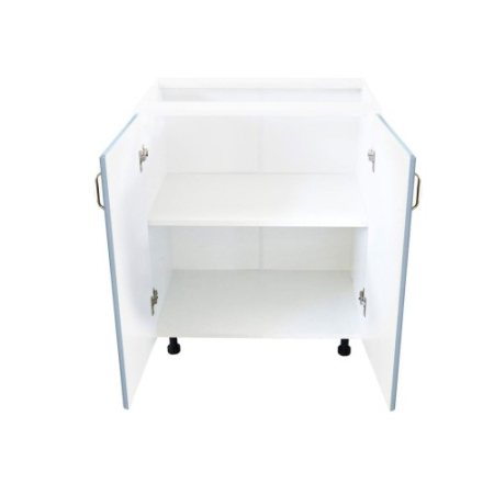 Corp inferior 60 cu 2 usi Zebra MDF Albastru drept [2]