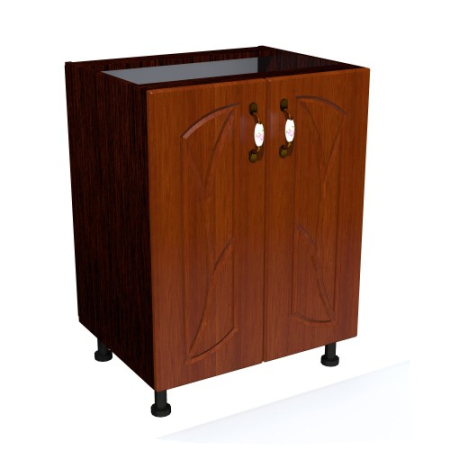 Corpuri Inferioare - Corp inferior 60 cu 2 usi Zebra MDF frunza cedru