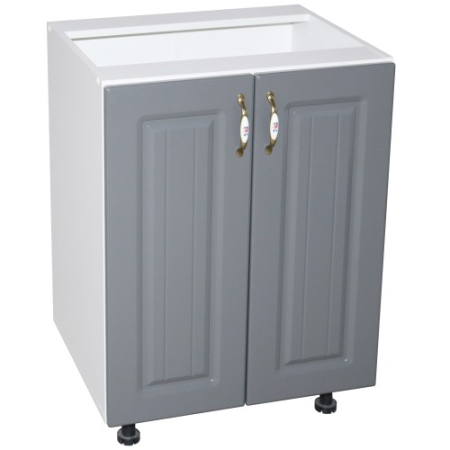 Corpuri Inferioare - Corp inferior 60 cu 2 usi Zebra MDF gri dungi