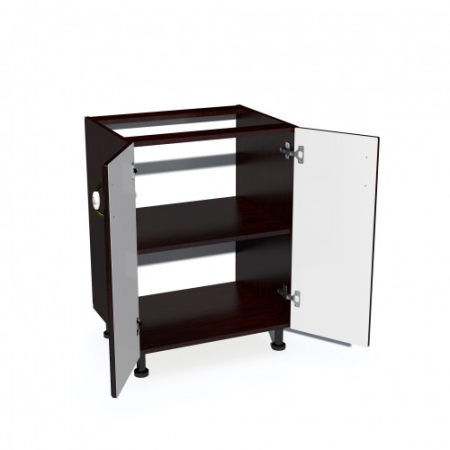 Corp inferior 60 cu 2 usi Zebra MDF mustata wenge [1]