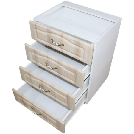 Corp inferior 60 cu 4 sertare Zebra MDF sonoma mustata [1]