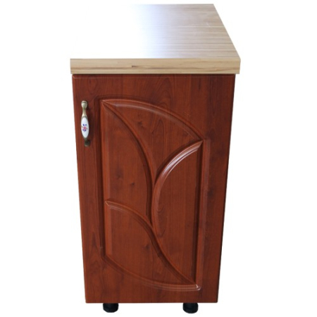 Corp inferior cu 1 Usa Dreapta Zebra, Wenge/MDF Cedru Frunza, blat Artar 40 x 85 x 60 [1]