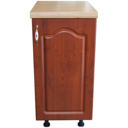 Corpuri Inferioare - Corp inferior cu 1 Usa Dreapta Zebra, Wenge/MDF Cedru Mustata, blat Artar 40 x 85 x 60