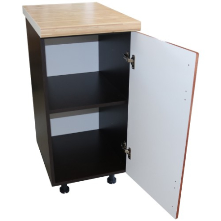 Corp inferior cu 1 Usa Dreapta Zebra, Wenge/MDF Cedru Mustata, blat Artar 40 x 85 x 60 [3]