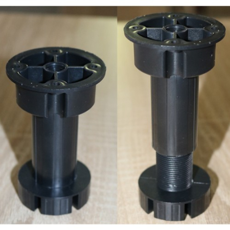 Corp inferior cu 1 Usa Dreapta Zebra, Wenge/MDF Cedru Mustata, blat Beton 40 x 85 x 60 [1]