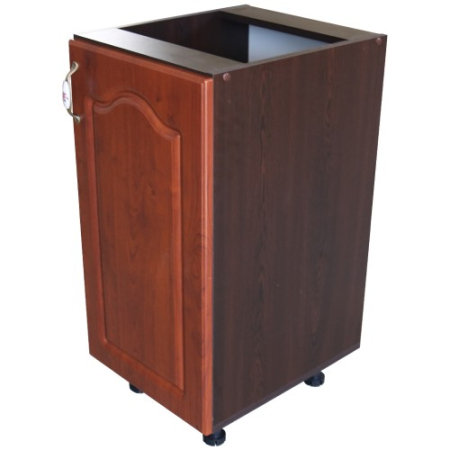 Corp inferior cu 1 usa dreapta Zebra, Wenge/ MDF Cedru Mustata, fara blat, 40 x 82 x 50 cm [2]