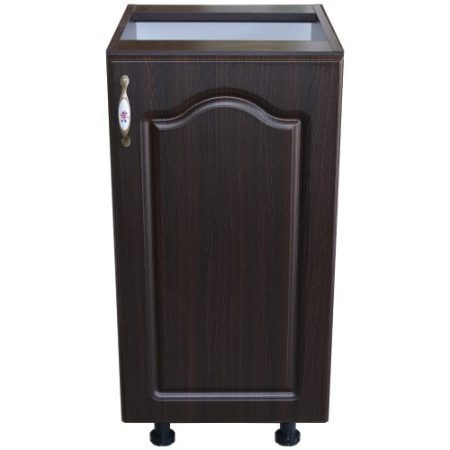 Corp inferior cu 1 usa dreapta Zebra, Wenge/ MDF Wenge Mustata, fara blat, 40 x 82 x 50 cm [3]