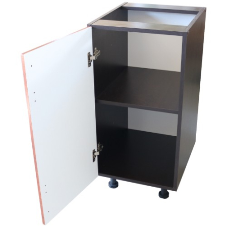 Corp inferior cu 1 usa stanga Zebra, Wenge/ MDF Cedru Mustata, fara blat, 40 x 82 x 50 cm [1]